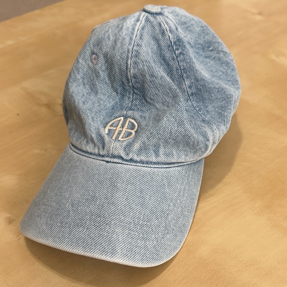 Anine Bing Jeremy Baseball Denim Cap